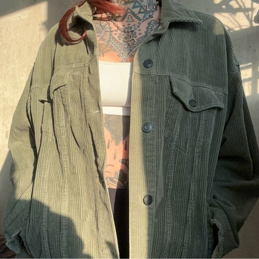 Zara outerwear wide wale cord over shirt men’s M
